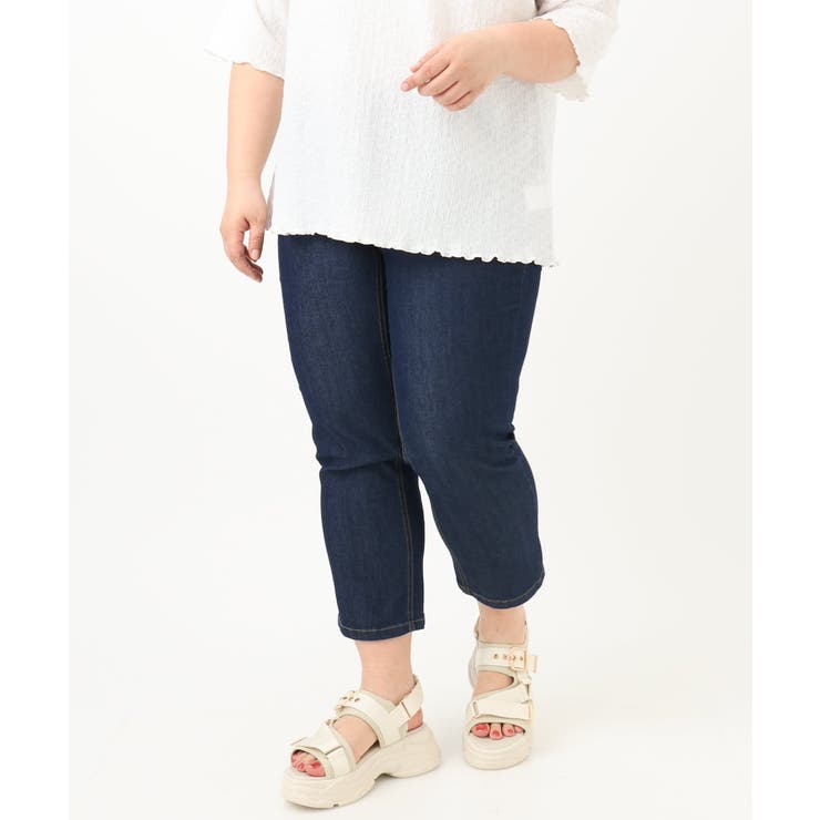 【大きいサイズ/接触冷感】ストレッチデニムパンツ | eur3 | 詳細画像19 