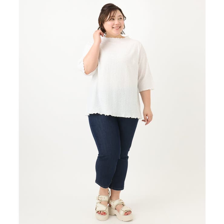 【大きいサイズ/接触冷感】ストレッチデニムパンツ | eur3 | 詳細画像24 