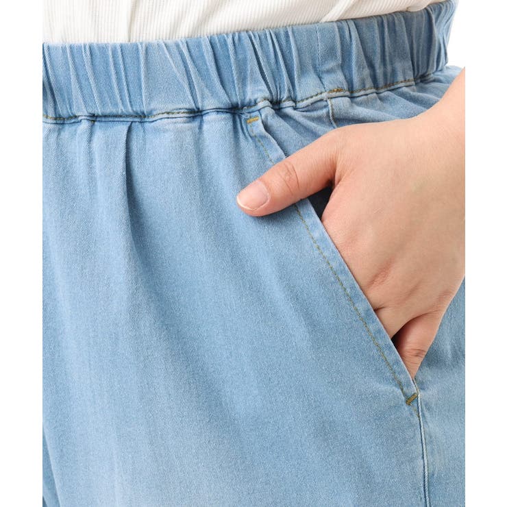 【大きいサイズ/接触冷感】デニムイージーパンツ | eur3 | 詳細画像15 