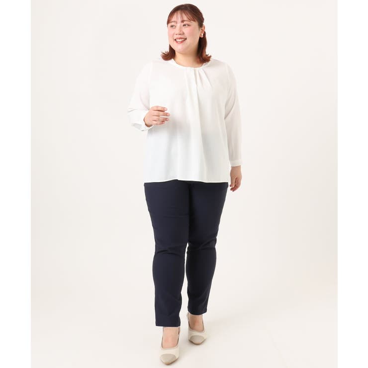 【シリーズ累計販売2万枚！/大きいサイズ】さらさらストレッチテーパードパンツ | eur3 | 詳細画像25 