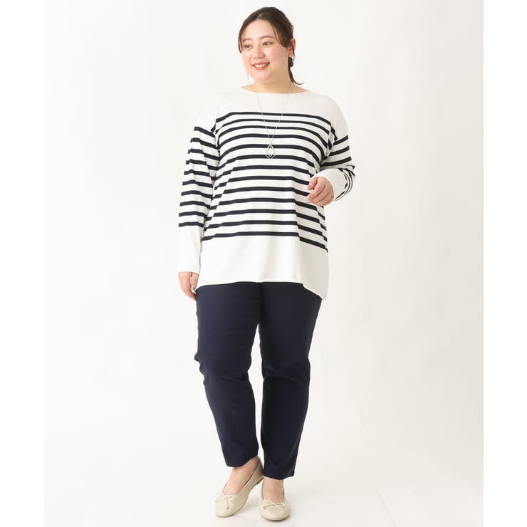 【大きいサイズ】さらさらストレッチストレートパンツ | eur3 | 詳細画像10 