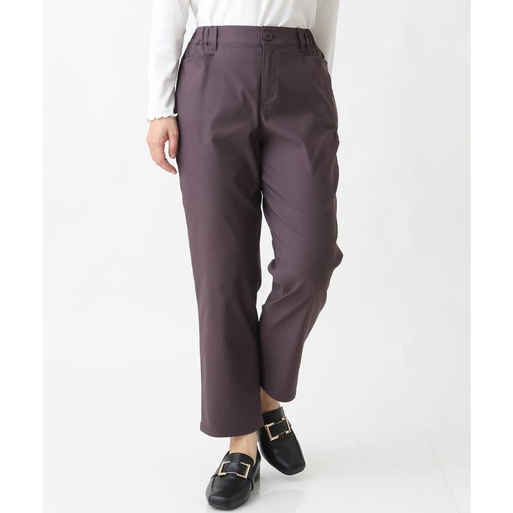 【大きいサイズ】さらさらストレッチストレートパンツ | eur3 | 詳細画像12 