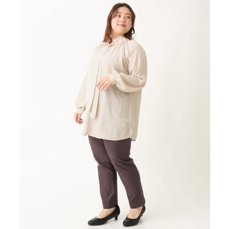 【大きいサイズ】さらさらストレッチストレートパンツ | eur3 | 詳細画像20 