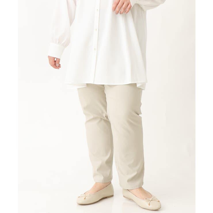 【大きいサイズ】さらさらストレッチストレートパンツ | eur3 | 詳細画像34 