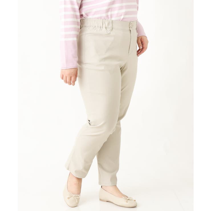 【大きいサイズ】さらさらストレッチストレートパンツ | eur3 | 詳細画像35 