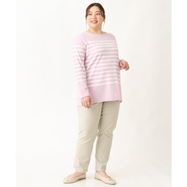 【大きいサイズ】さらさらストレッチストレートパンツ | eur3 | 詳細画像37 