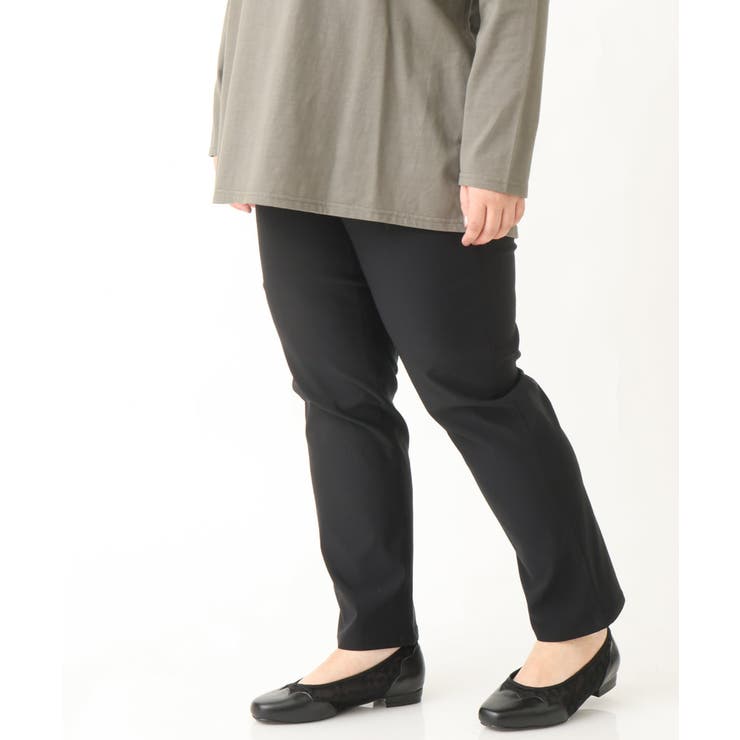 【大きいサイズ】さらさらストレッチストレートパンツ | eur3 | 詳細画像38 