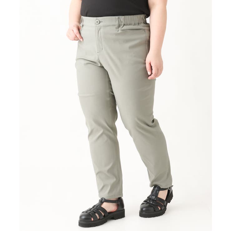 【大きいサイズ】さらさらストレッチストレートパンツ | eur3 | 詳細画像6 