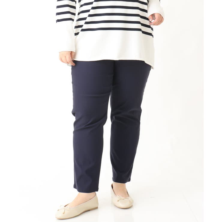 【大きいサイズ】さらさらストレッチストレートパンツ | eur3 | 詳細画像9 