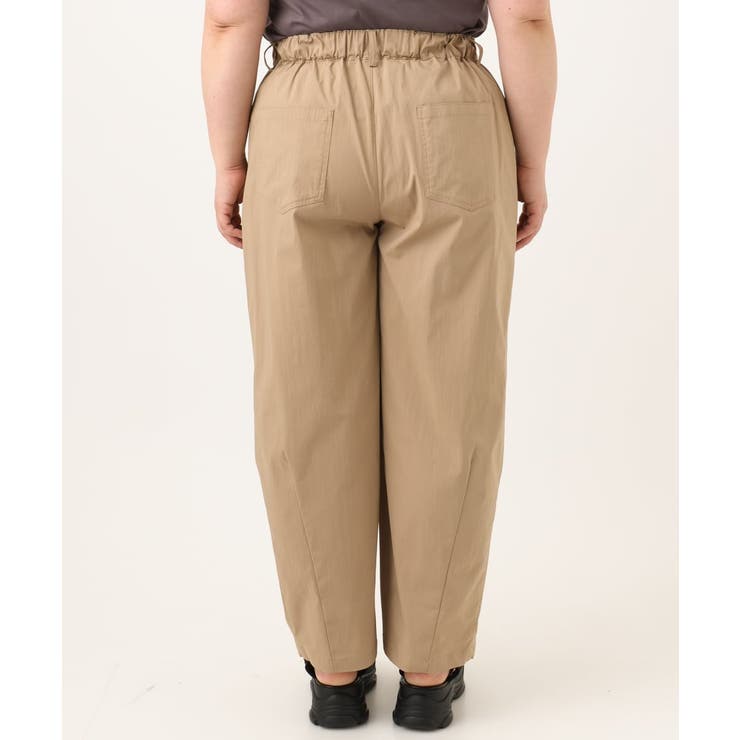 【大きいサイズ/接触冷感】ストレッチクロスコクーンパンツ | eur3 | 詳細画像18 