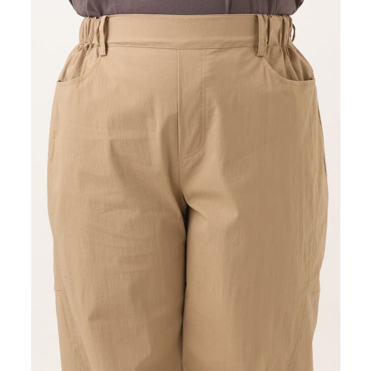 【大きいサイズ/接触冷感】ストレッチクロスコクーンパンツ | eur3 | 詳細画像20 