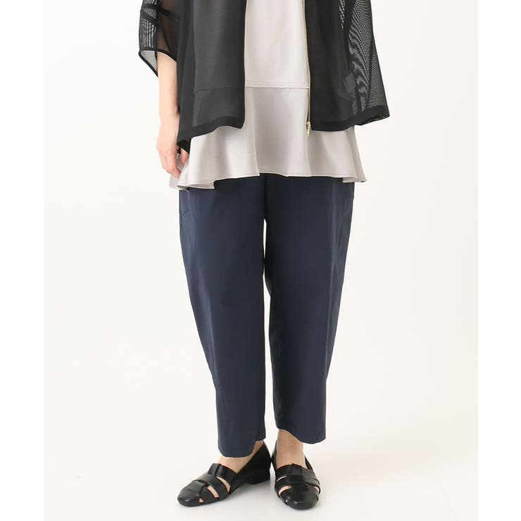 【大きいサイズ/接触冷感】ストレッチクロスコクーンパンツ | eur3 | 詳細画像4 