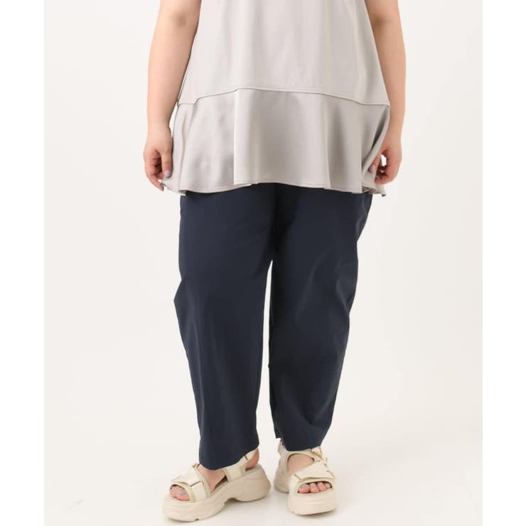 【大きいサイズ/接触冷感】ストレッチクロスコクーンパンツ | eur3 | 詳細画像9 