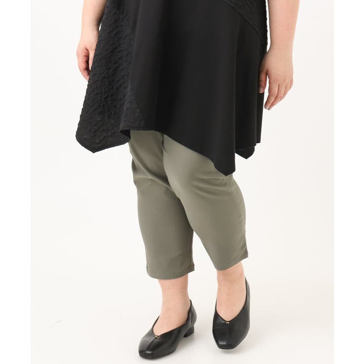 さらさらストレッチカットレングステーパードパンツ | eur3 | 詳細画像2 