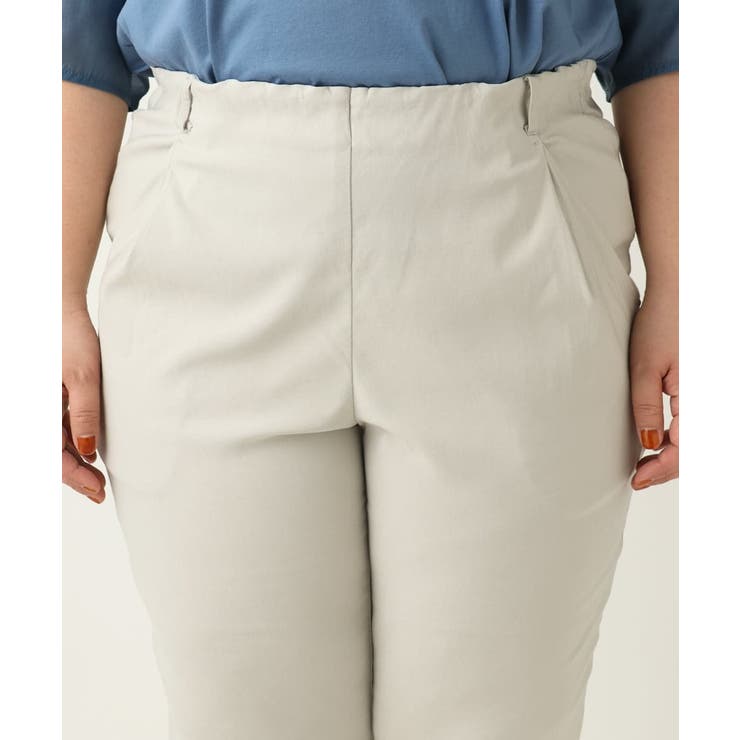 さらさらストレッチカットレングステーパードパンツ | eur3 | 詳細画像24 