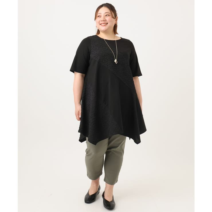 さらさらストレッチカットレングステーパードパンツ | eur3 | 詳細画像3 