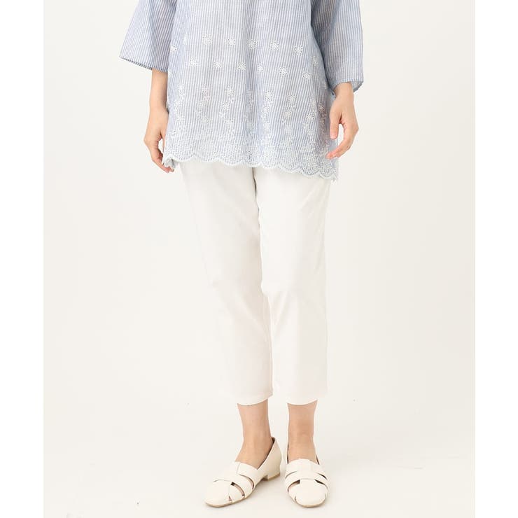 さらさらストレッチカットレングステーパードパンツ | eur3 | 詳細画像31 