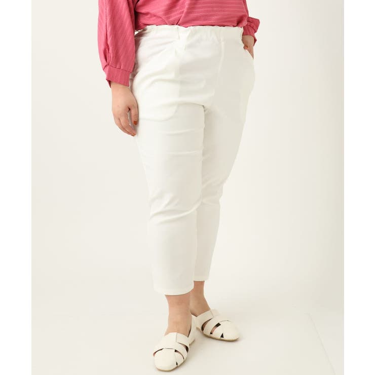 さらさらストレッチカットレングステーパードパンツ | eur3 | 詳細画像36 