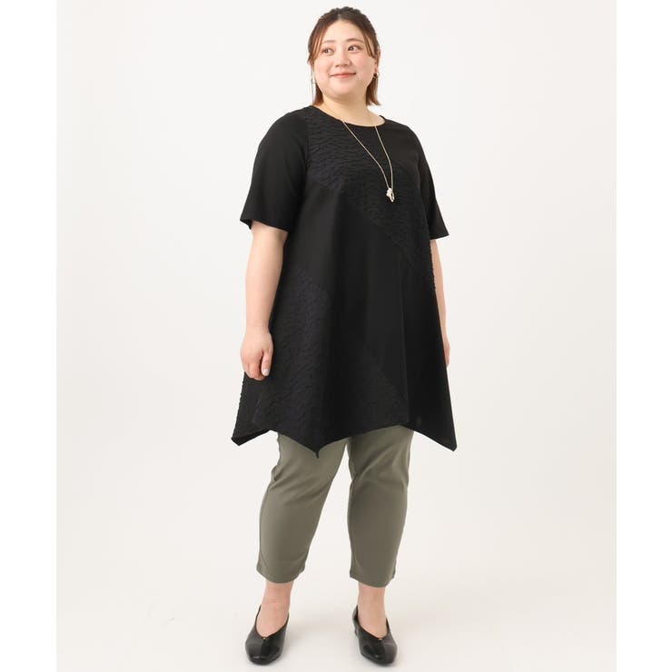 さらさらストレッチカットレングステーパードパンツ | eur3 | 詳細画像4 