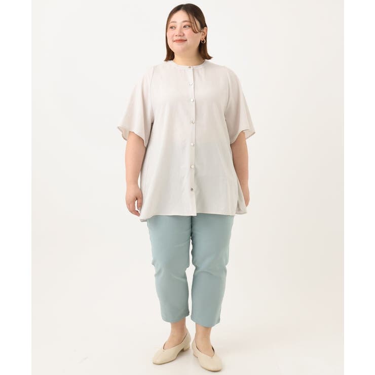 さらさらストレッチカットレングステーパードパンツ | eur3 | 詳細画像6 