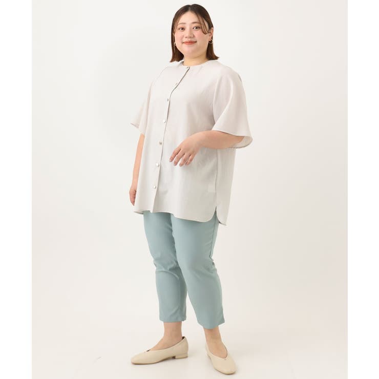 さらさらストレッチカットレングステーパードパンツ | eur3 | 詳細画像7 