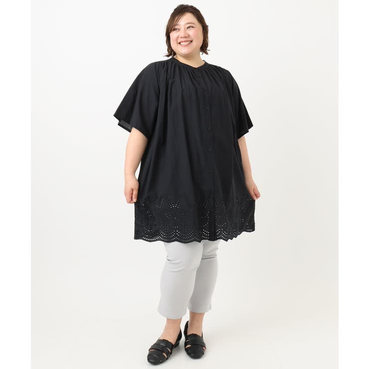 【大きいサイズ/接触冷感】サマーハイパーカットレングスパンツ | eur3 | 詳細画像11 