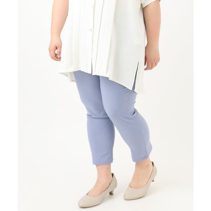 【大きいサイズ/接触冷感】サマーハイパーカットレングスパンツ | eur3 | 詳細画像3 