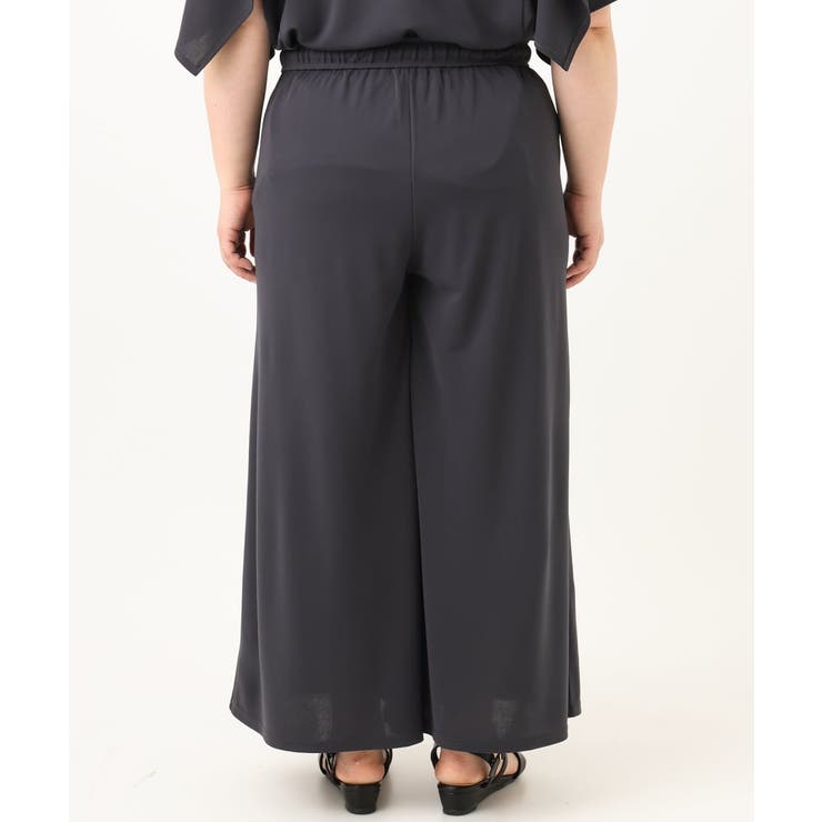 【大きいサイズ/セットアップ対応】接触冷感ジャージーワイドパンツ | eur3 | 詳細画像13 