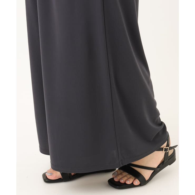 【大きいサイズ/セットアップ対応】接触冷感ジャージーワイドパンツ | eur3 | 詳細画像17 