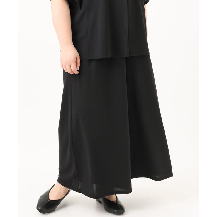 【大きいサイズ/セットアップ対応】接触冷感ジャージーワイドパンツ | eur3 | 詳細画像21 