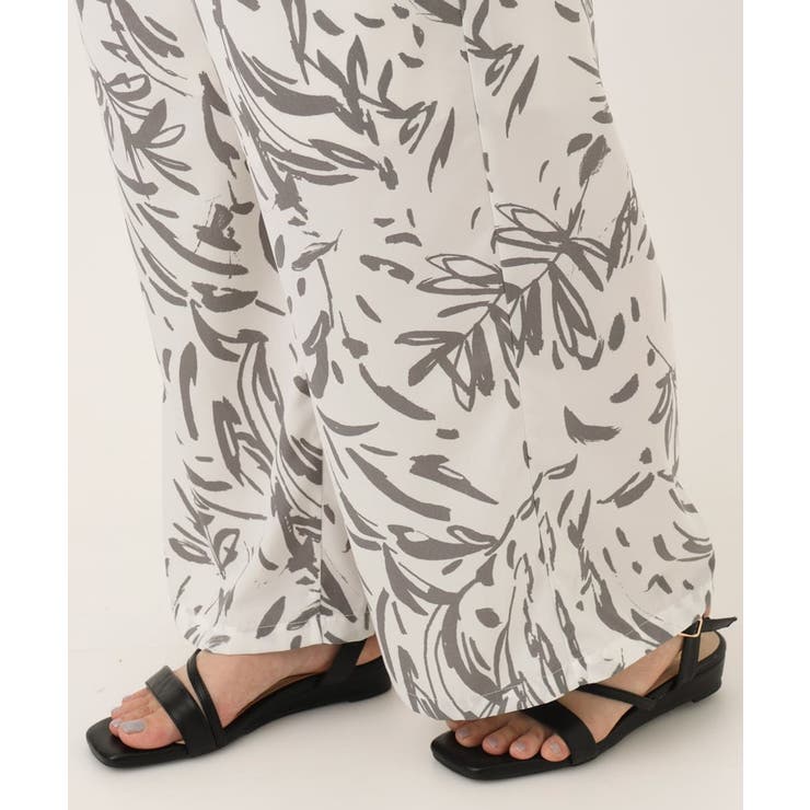 【大きいサイズ/a.v.v×eur3】リーフプリントパンツ | eur3 | 詳細画像14 