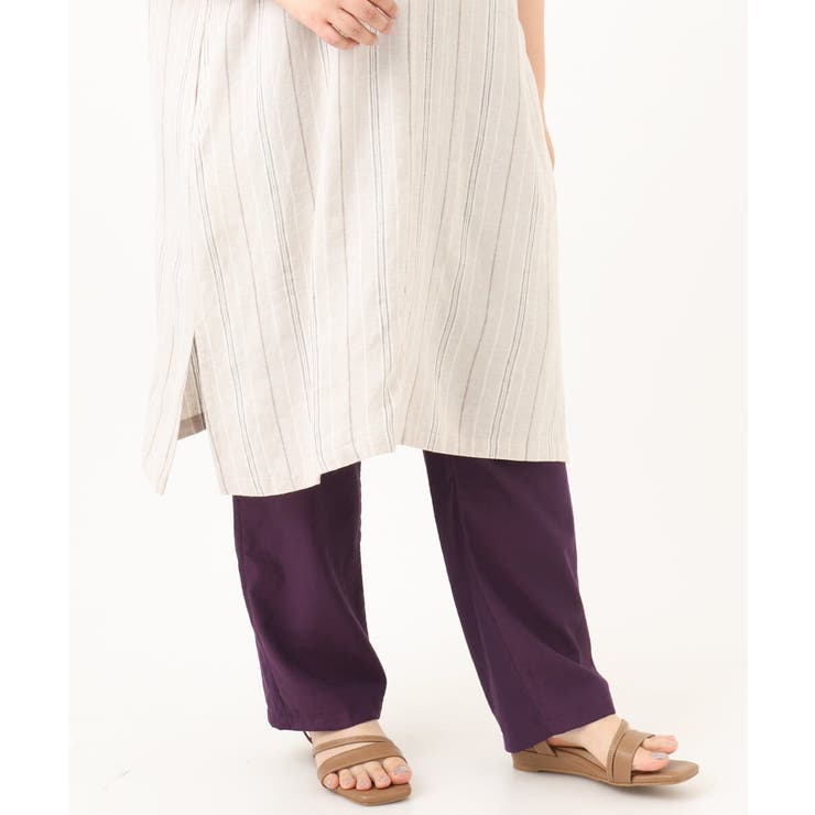 【大きいサイズ/接触冷感】コードピケソフトストレッチパンツ | eur3 | 詳細画像10 