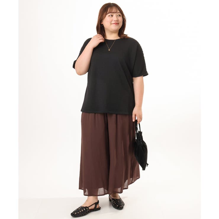 【大きいサイズ】シア―ワイドパンツ | eur3 | 詳細画像20 