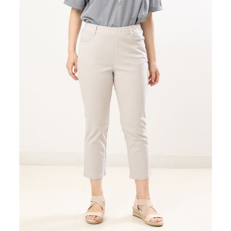 【大きいサイズ/接触冷感】サマーハイパーカットレングスパンツ | eur3 | 詳細画像13 