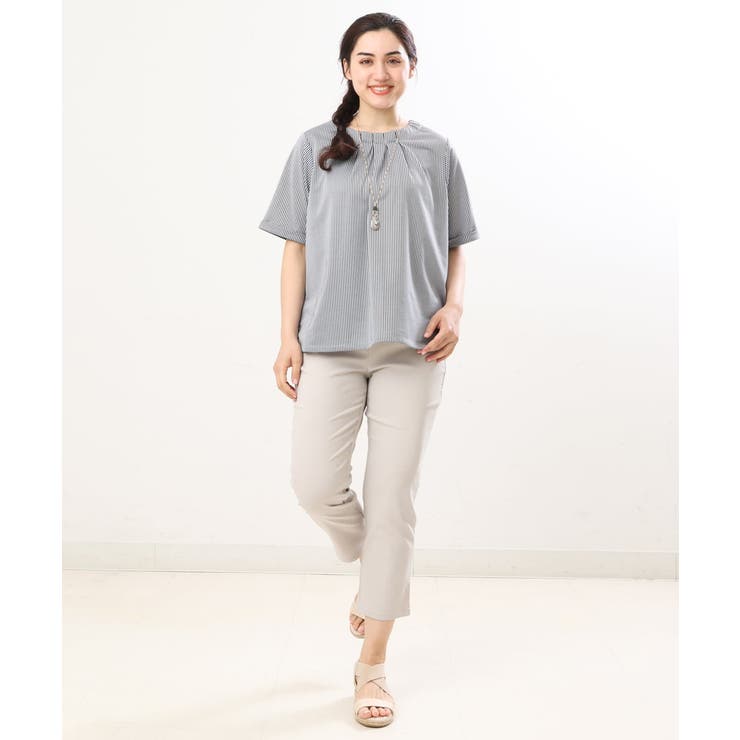 【大きいサイズ/接触冷感】サマーハイパーカットレングスパンツ | eur3 | 詳細画像23 