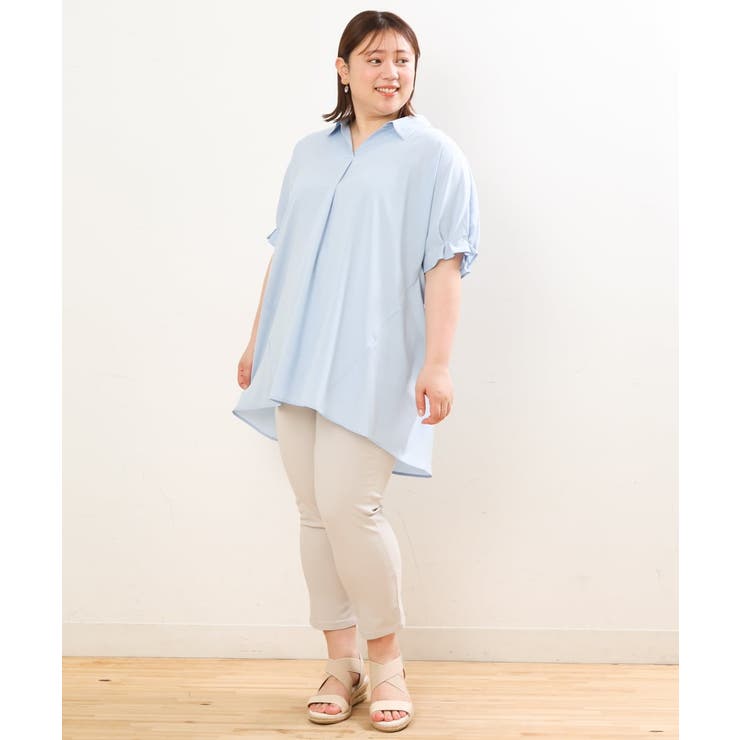 【大きいサイズ/接触冷感】サマーハイパーカットレングスパンツ | eur3 | 詳細画像25 