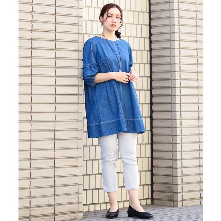 【大きいサイズ】サマーハイパーストレッチカットレングスパンツ | eur3 | 詳細画像13 