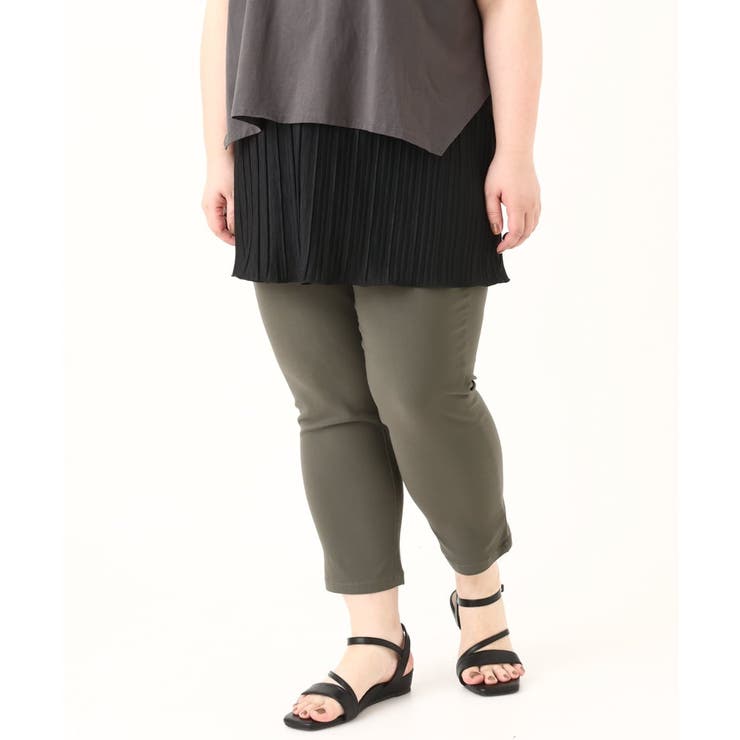 【大きいサイズ】サマーハイパーストレッチカットレングスパンツ | eur3 | 詳細画像2 