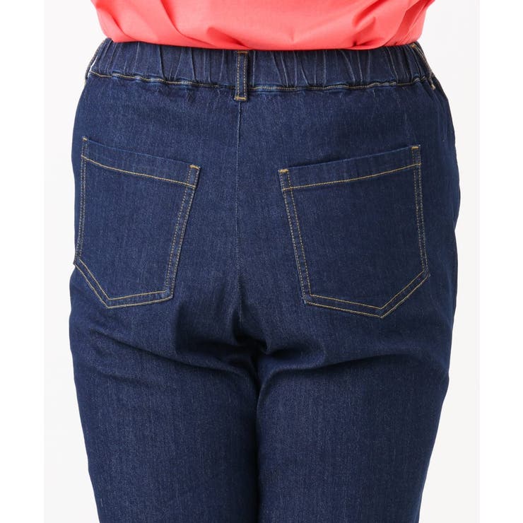 【大きいサイズ/接触冷感】ストレッチストレートデニム | eur3 | 詳細画像20 