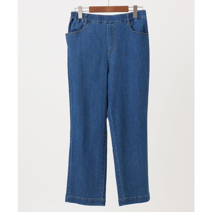 【大きいサイズ/接触冷感】ストレッチストレートデニム | eur3 | 詳細画像7 