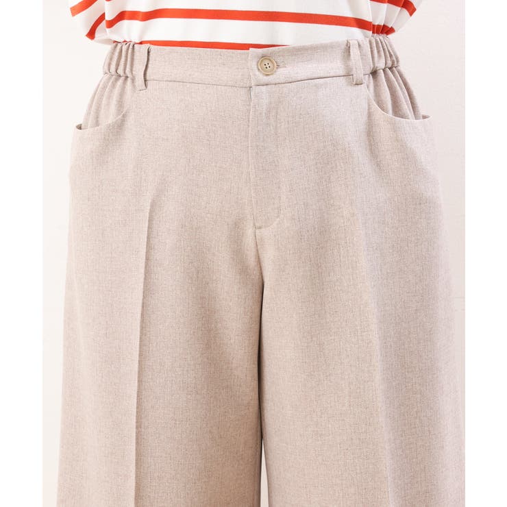 【大きいサイズ】リネンライクキュロットパンツ | eur3 | 詳細画像12 
