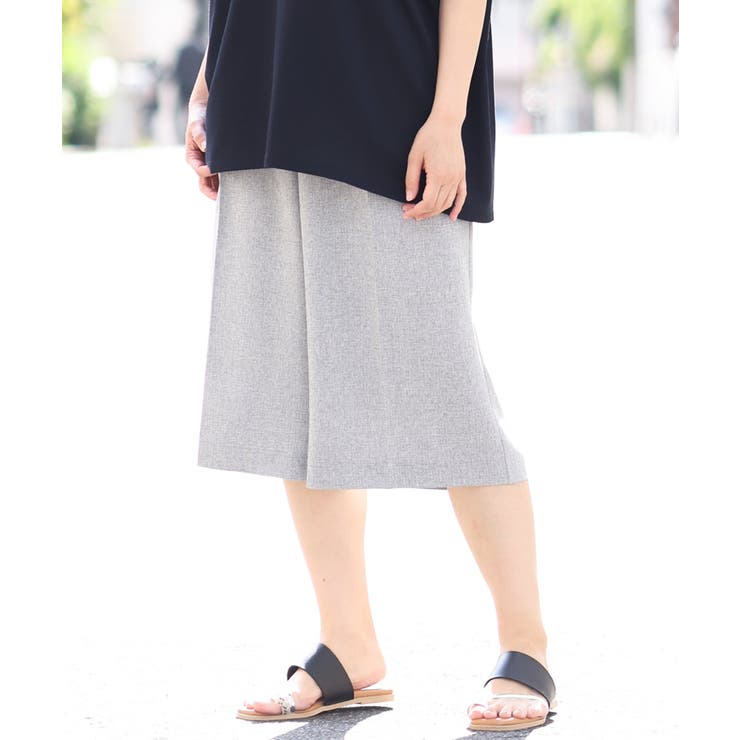 【大きいサイズ】リネンライクキュロットパンツ | eur3 | 詳細画像21 