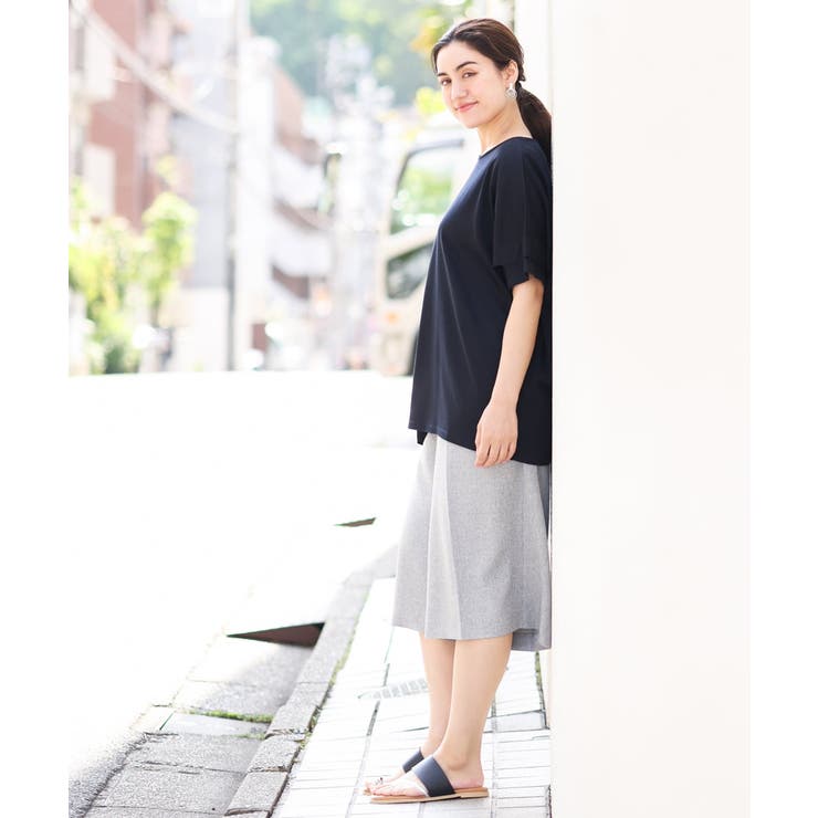 【大きいサイズ】リネンライクキュロットパンツ | eur3 | 詳細画像22 