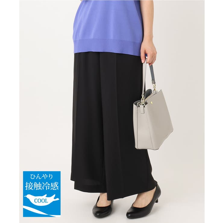 【大きいサイズ/接触冷感】カノコセンタープレスパンツ | eur3 | 詳細画像1 