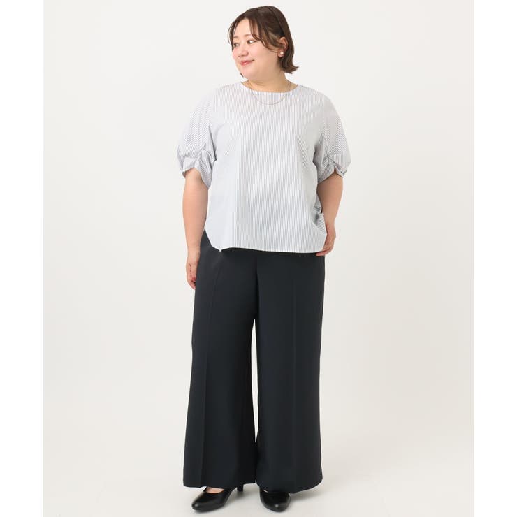 【大きいサイズ/接触冷感】カノコセンタープレスパンツ | eur3 | 詳細画像16 