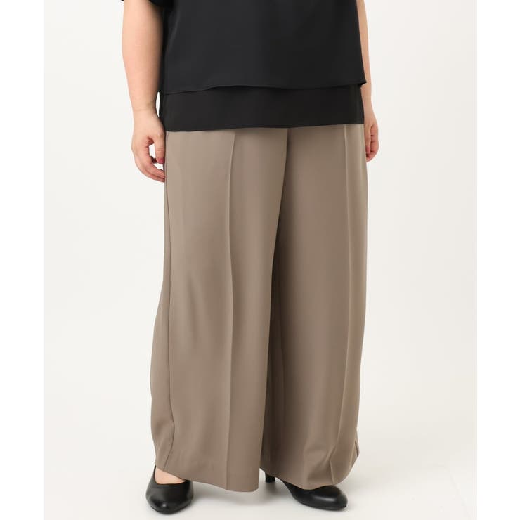 【大きいサイズ/接触冷感】カノコセンタープレスパンツ | eur3 | 詳細画像20 