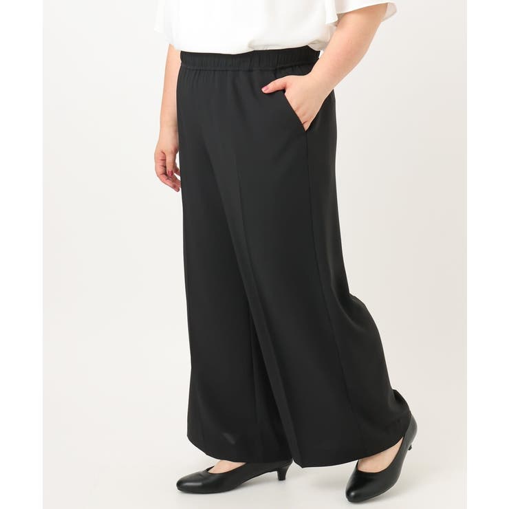 【大きいサイズ/接触冷感】カノコセンタープレスパンツ | eur3 | 詳細画像24 