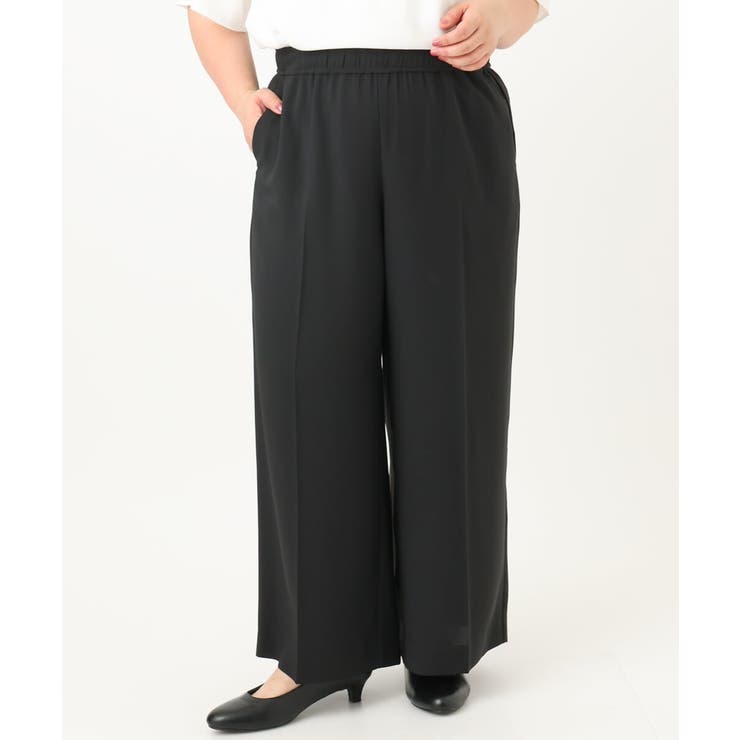 【大きいサイズ/接触冷感】カノコセンタープレスパンツ | eur3 | 詳細画像34 