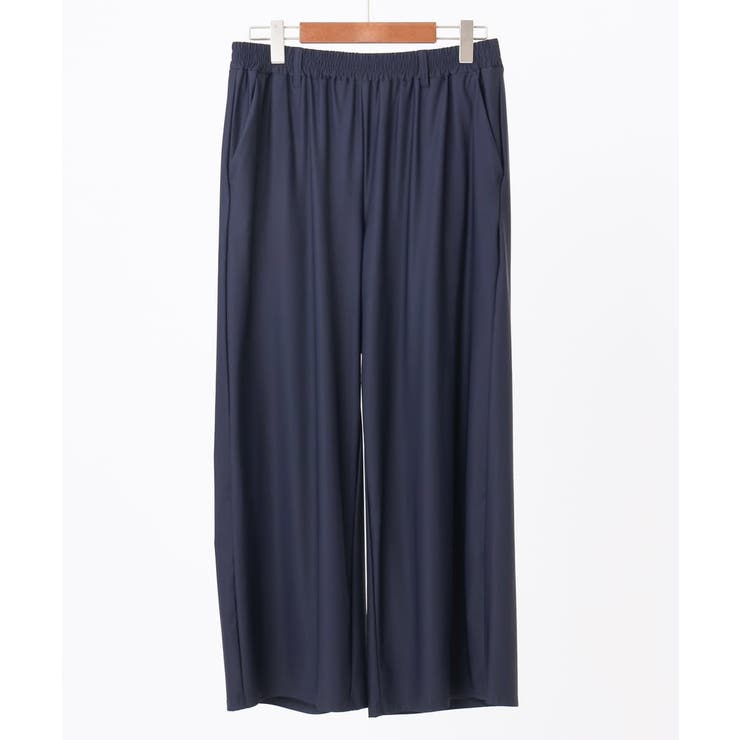 【大きいサイズ/接触冷感】ナイロンストレッチワイドパンツ | eur3 | 詳細画像29 