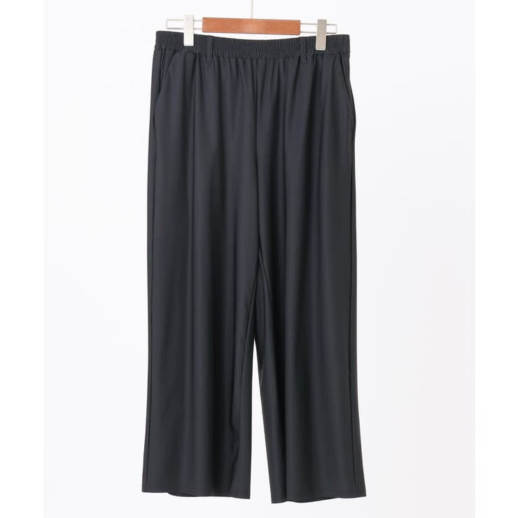 【大きいサイズ/接触冷感】ナイロンストレッチワイドパンツ | eur3 | 詳細画像33 